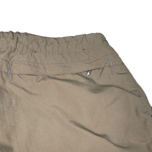 REI UPF 30 Belted Denali Pants Women's Size 4 Brown Nylon 6 Pocket Roll Hem - Picture 6 of 6
